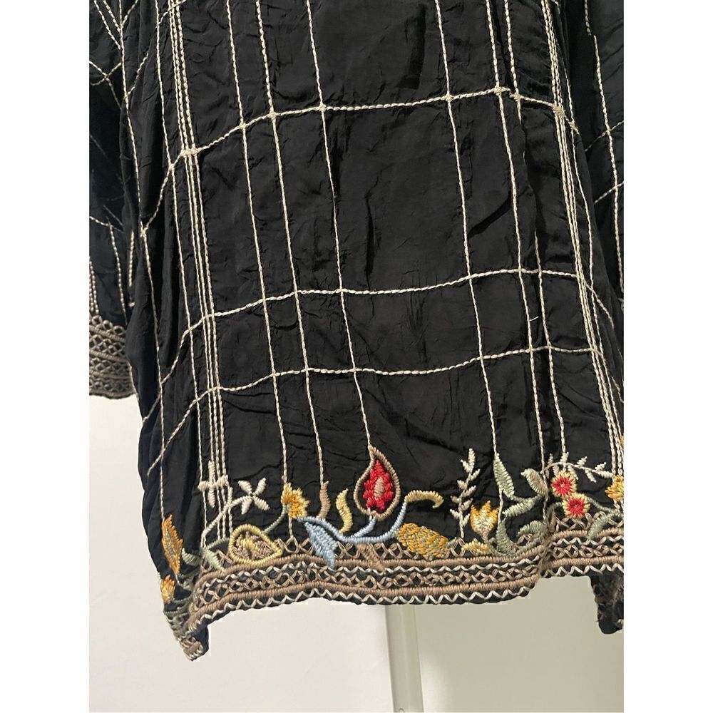 Johnny Was Sienna Blouse Embroidered (S) Boho, - Picture 10 of 11